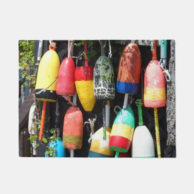 Fishing Buoys- Maine Doormat (Front)