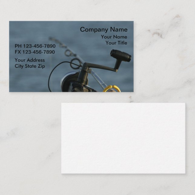 Fishing Business Cards (Front/Back)