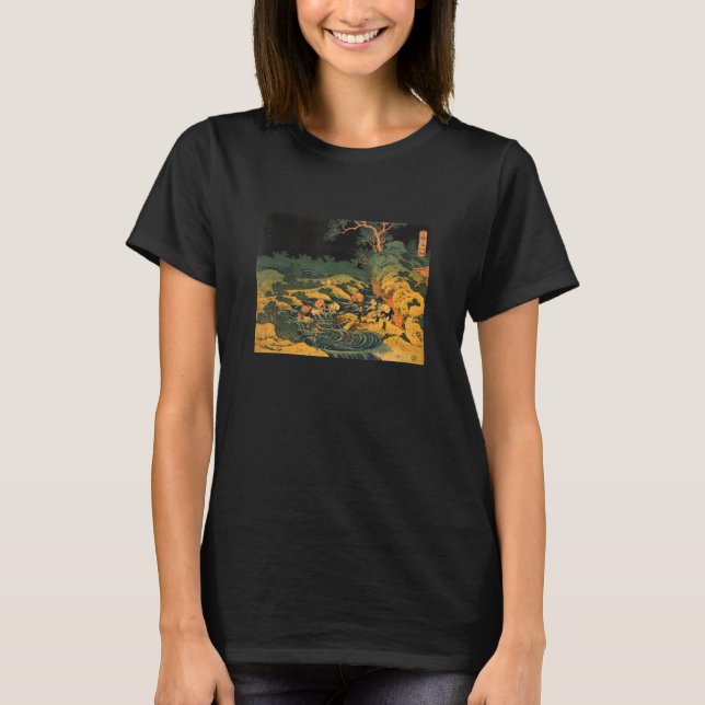 Fishing By Torchlight In Kai Province From Oceans  T-Shirt (Front)