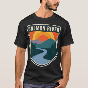 Fishing Camo American Flag Bass Fish T-Shirt
