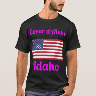Fishing Camouflage American Flag Fisherman T-Shirt