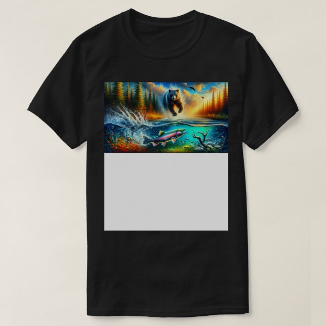 Fishing Canada Style TShirt (Design Front)