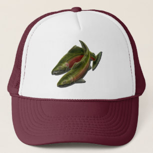 Fishing Cap Coho Salmon Fish Caps & Hats