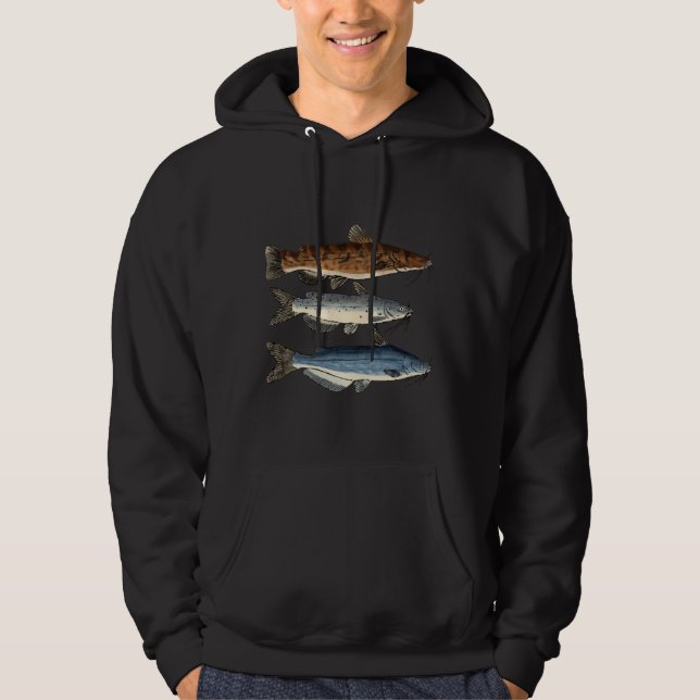 Fishing Catfish 1 Hoodie (Front)