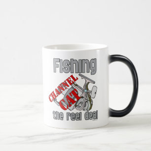Fishing Channel Cat The Reel Deal Fishing Magic Mug