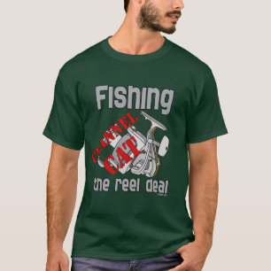 Fishing Channel Cat The Reel Deal Fishing T-Shirt