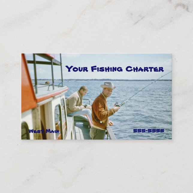 Fishing Charter Business Card (Front)