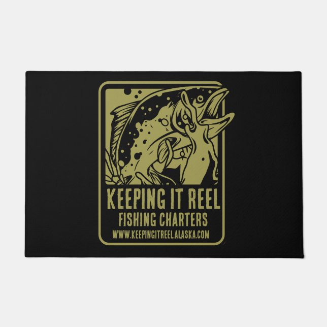 Fishing Charters And Club Accessories Doormat (Front)