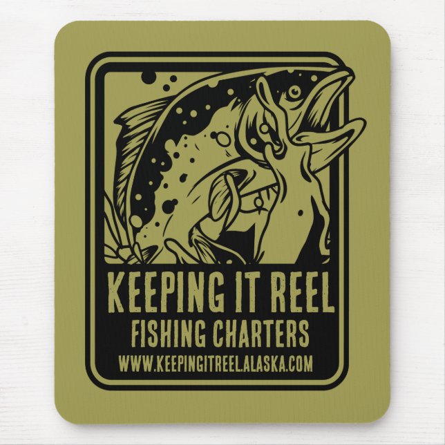 Fishing Charters And Club Accessories Mouse Pad (Front)
