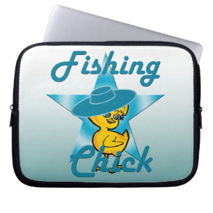 Fishing Chick #7 Laptop Sleeve