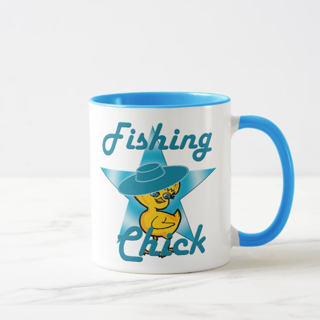 Fishing Chick #7 Mug (Right)