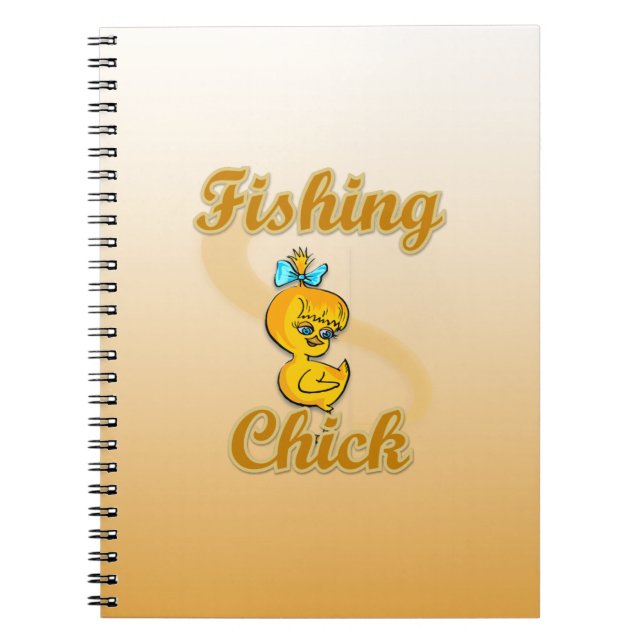 Fishing Chick Notebook (Front)