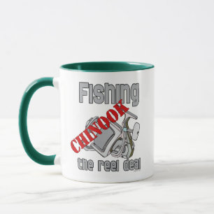 Fishing Chinook  Salmon The Reel Deal Fishing Mug