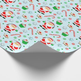 Fishing Christmas Holiday Gift Wrapping Paper