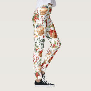 Fishing Christmas themed Leggings