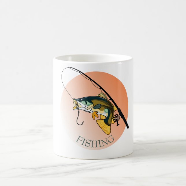 fishing coffee mug (Center)