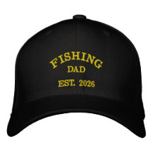 Fishing Dad Est. 2026 | Embroidered Design