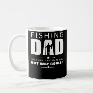 Fishing Dad Fathers Day Fishing Cool Dad Fathers Coffee Mug