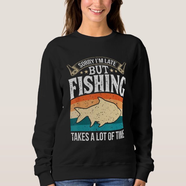 Fishing Dad  Fathers Day for Men Sweatshirt (Front)