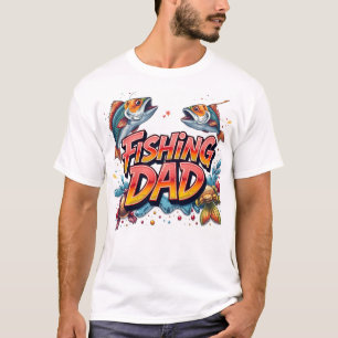 Fishing Dad Happy Happy Father's Day Fish T-Shirt
