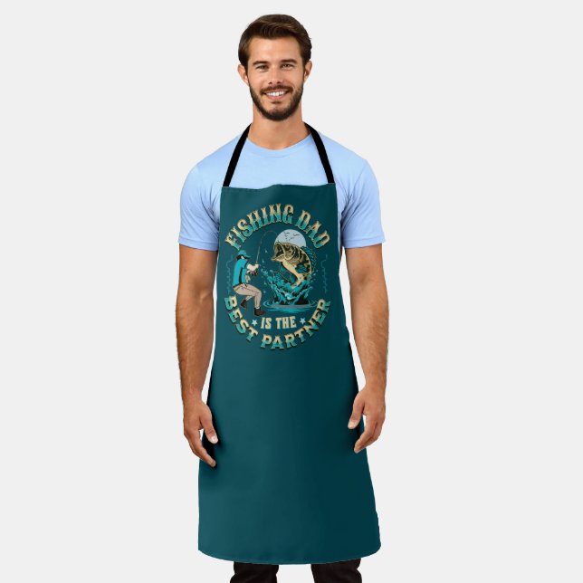 Fishing Dad Is The Best Partner Apron (Worn)