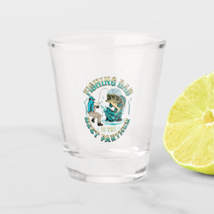 Fishing Dad Is The Best Partner Shot Glass
