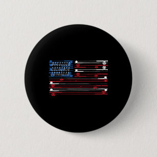 Fishing Dad Life Father Always Ready To Reel Usa F 6 Cm Round Badge