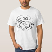 FISHING DAD | REEL COOL DAD | Father's Day T-Shirt (Front)