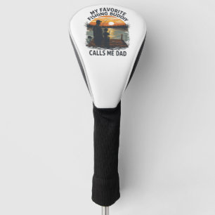 Fishing Dad Sunset Golf Head Cover