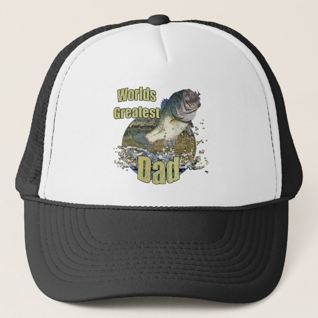 Fishing dad trucker hat (Front)