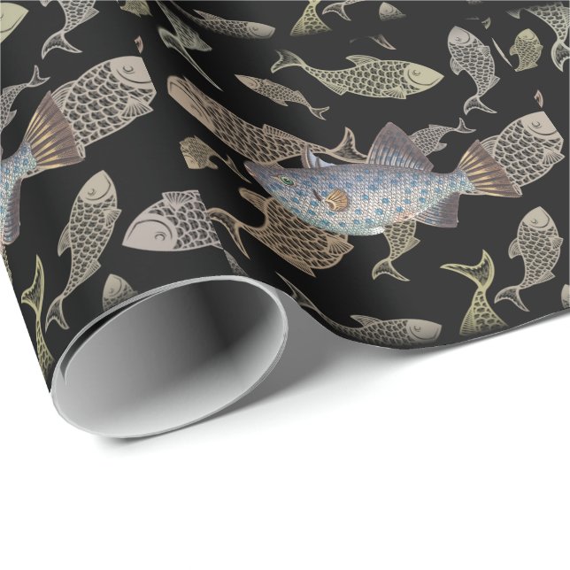 Fishing Dad Wrapping Paper (Roll Corner)