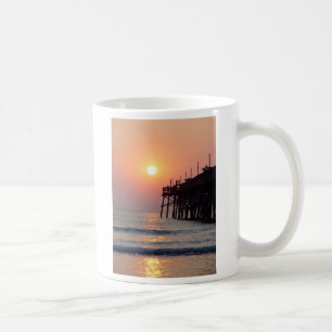 Fishing Daytona Beach Sunglow Pier Sunrise Mug