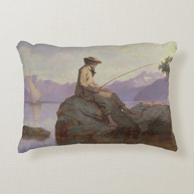 Fishing Decorative Cushion (Front)