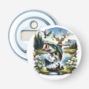 Fishing, Deer, Duck Hunting Bottle Opener