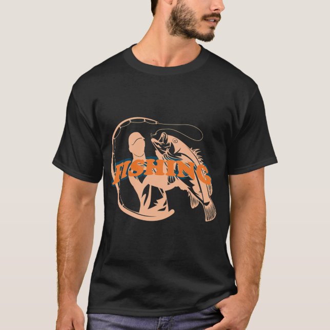 Fishing Design T-Shirt (Front)