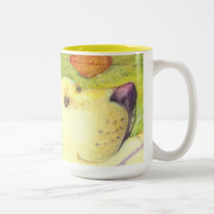 Fishing Dog and Cat (close-up) / Mug