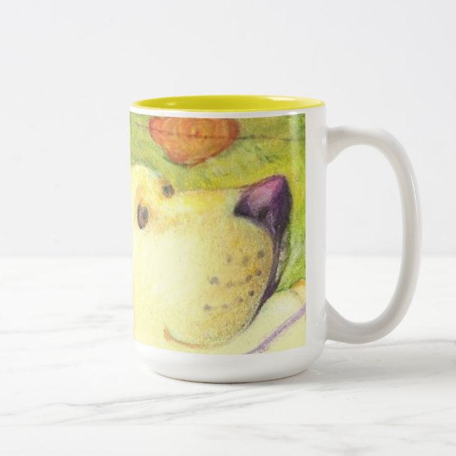 Fishing Dog and Cat (close-up) / Mug (Right)