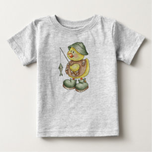 Fishing Duck Baby T-Shirt