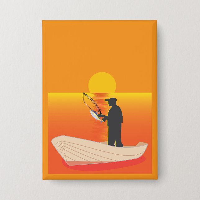 Fishing During Sunset or Sunrise (Front)