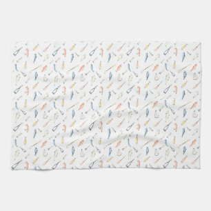 Fishing Enables Us To Get Closer To Nature Tea Towel