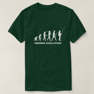 Fishing Evolution Funny Fisherman T-Shirt