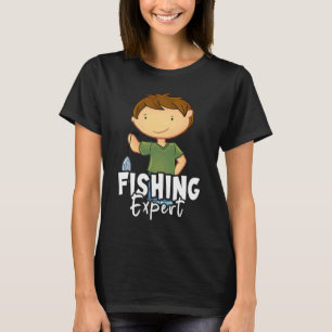 Fishing Expert I kids boy fishing buddy with daddy T-Shirt