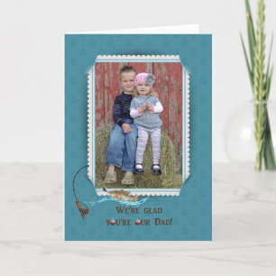 Fishing Father's Day frame Card