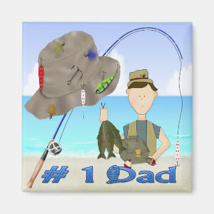 Fishing Father's Day Magnet