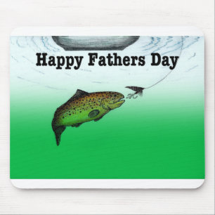 Fishing Fathers Day Mouse Pad