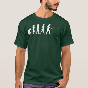 Fishing Female Angler Girls Fisherman Evolution T-Shirt