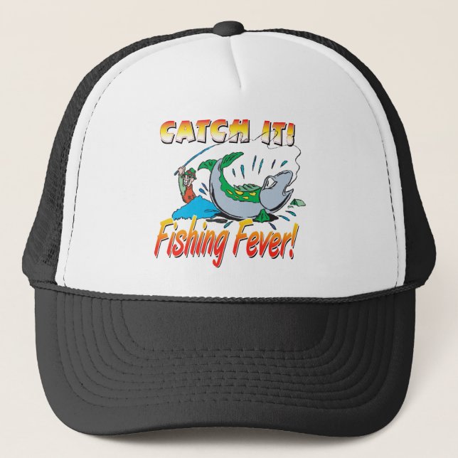 Fishing Fever Trucker Hat (Front)