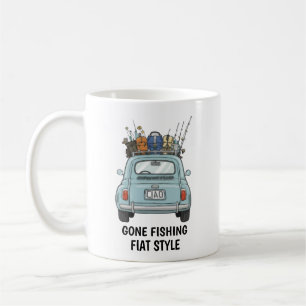 Fishing Fiat Car  Coffee Mug