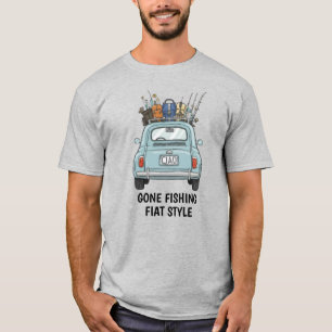 Fishing Fiat Car  T-Shirt