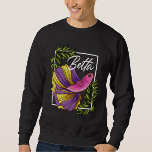 Fishing Fish Betta Sweatshirt